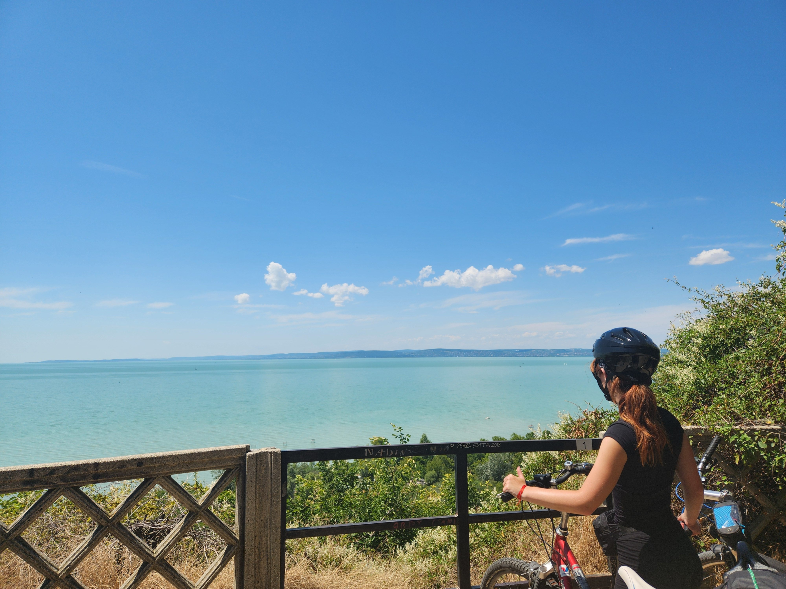 Cycling around Lake Balaton